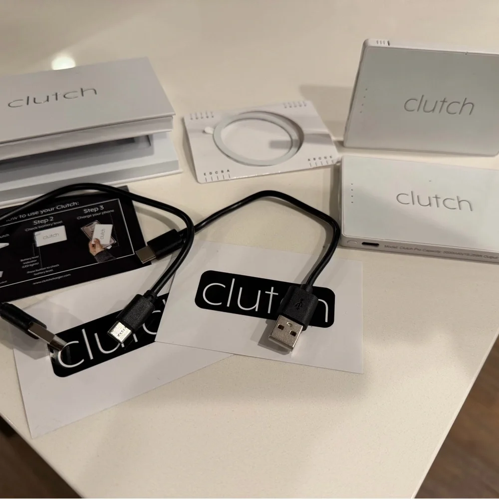 TWO Clutch Portable Chargers for iPhone